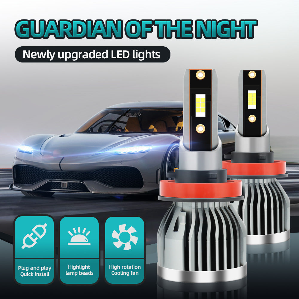 H11 LED Headlight Bulb 18,000 Lumens - Ultra Bright