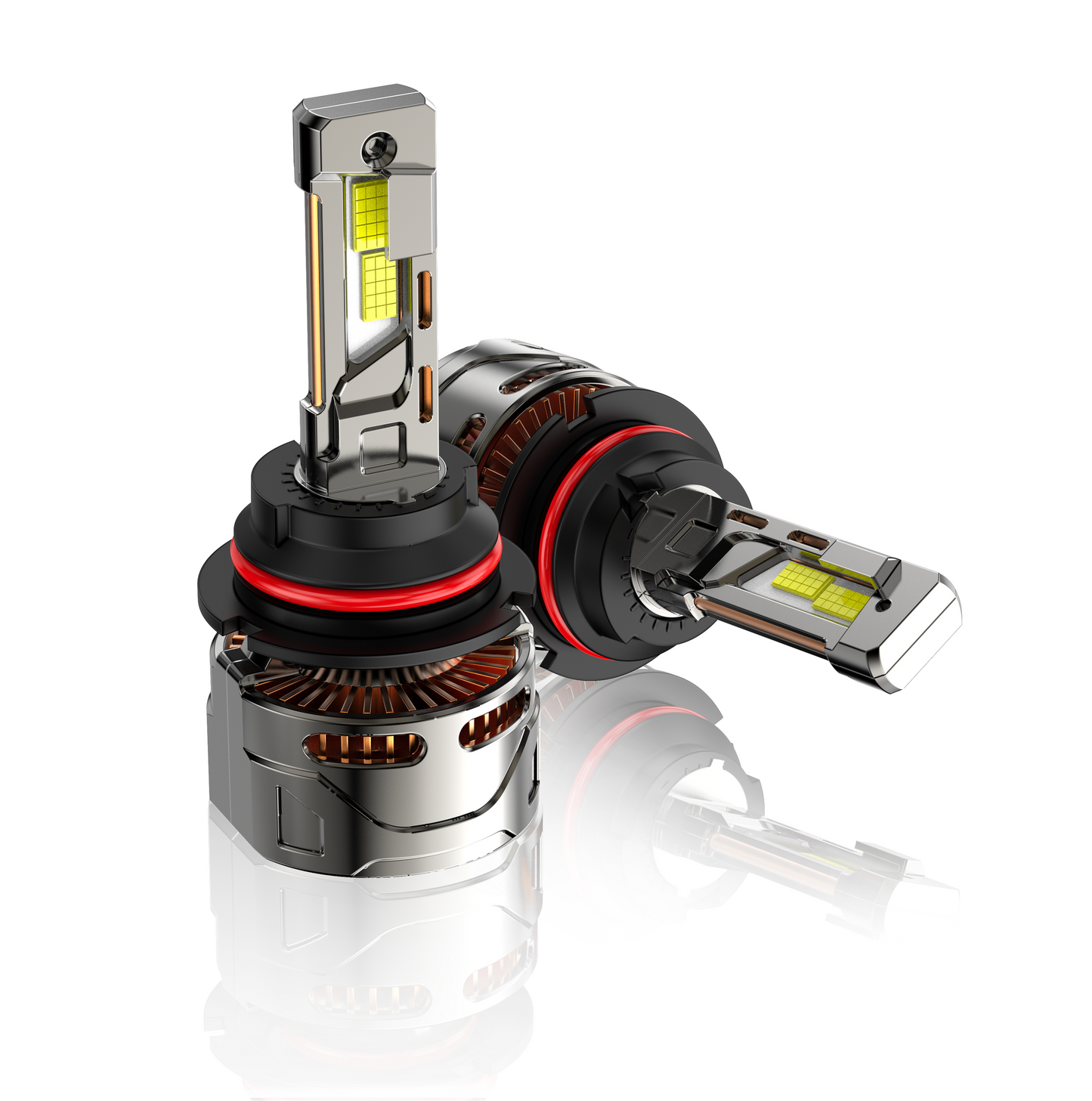 9007 Ultra-Bright LED Headlight Bulbs- 6000K Cool White, Plug & Play, Long-Lasting Performance