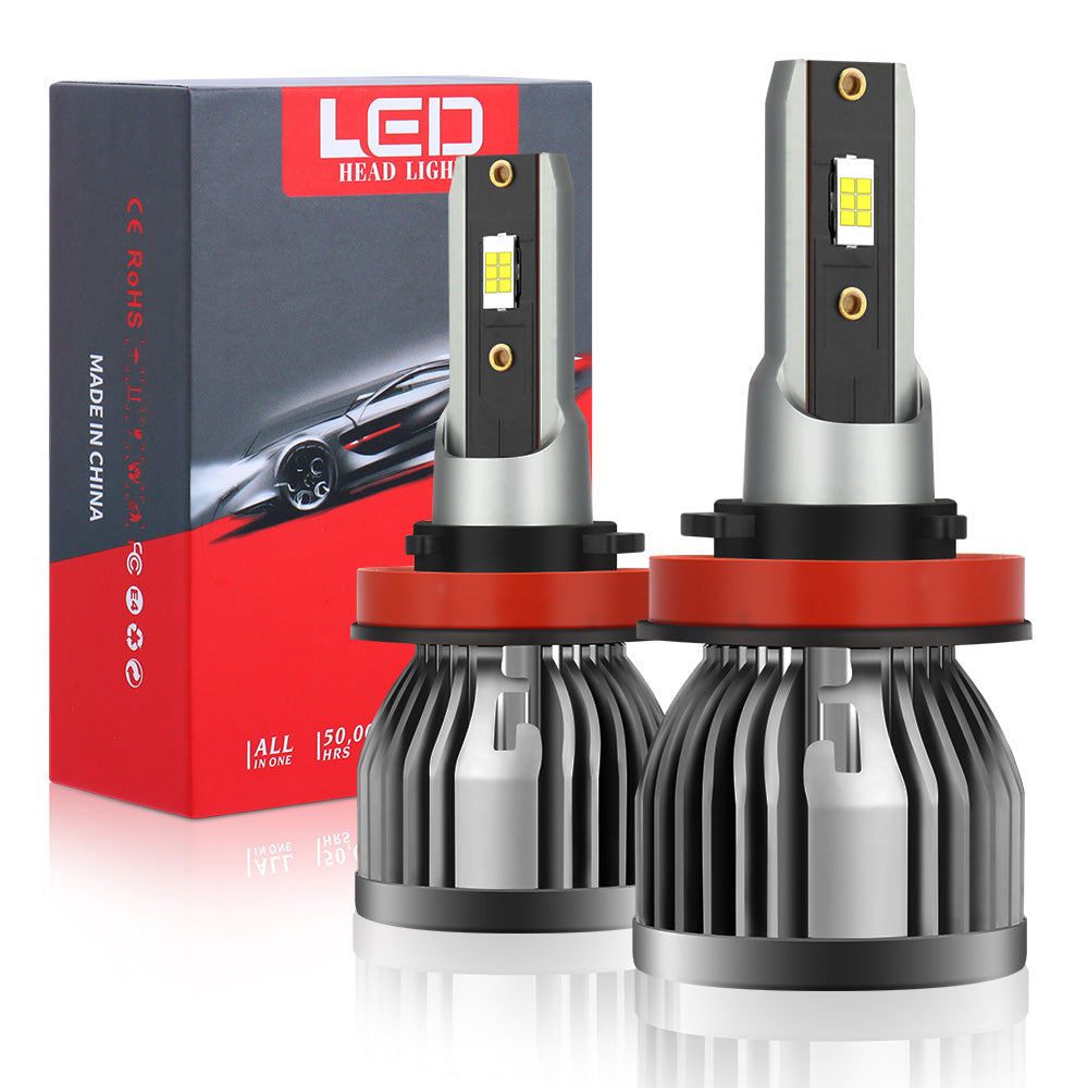 H11 LED Headlight Bulb 18,000 Lumens - Ultra Bright