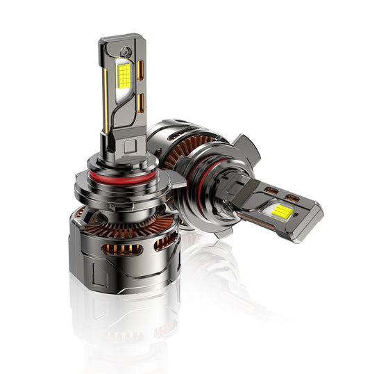 9012 Ultra-Bright LED Headlight Bulbs- 6000K Cool White, Plug & Play, Long-Lasting Performance