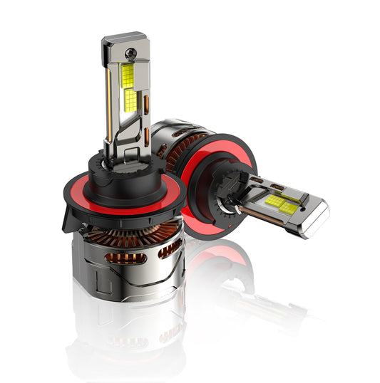 H13 Ultra-Bright LED Headlight Bulbs- 6000K Cool White, Plug & Play, Long-Lasting Performance