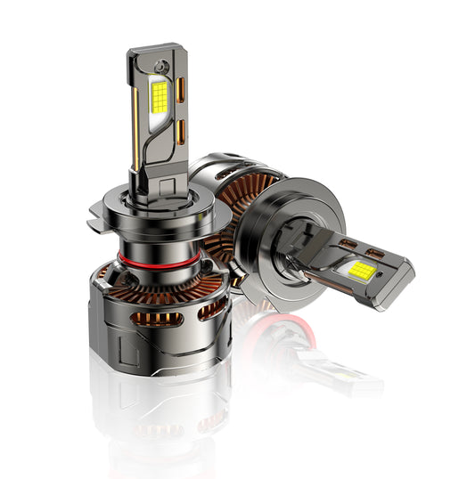 H7 Ultra-Bright LED Headlight Bulbs- 6000K Cool White, Plug & Play, Long-Lasting Performance